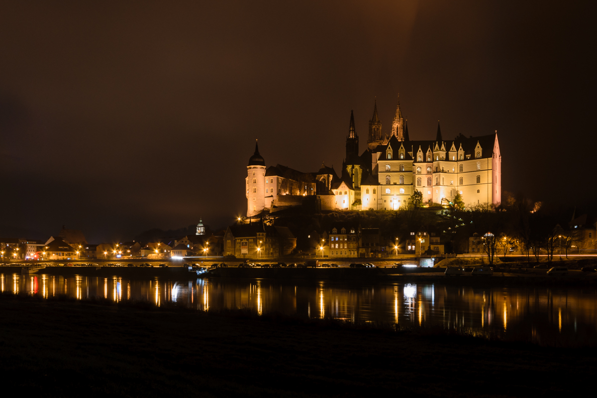 Albrechtsburg bei Nacht