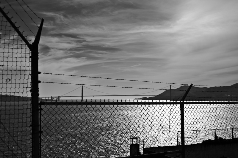 Alcatraz - Blick zur Golden Gate Bridge