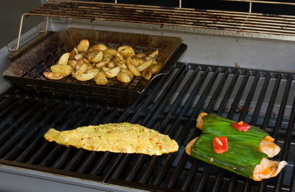 Alles direkt gegrillt