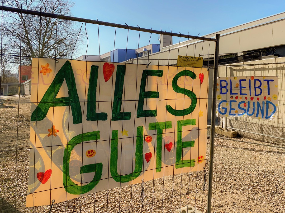 Alles Gute, bleibt gesund