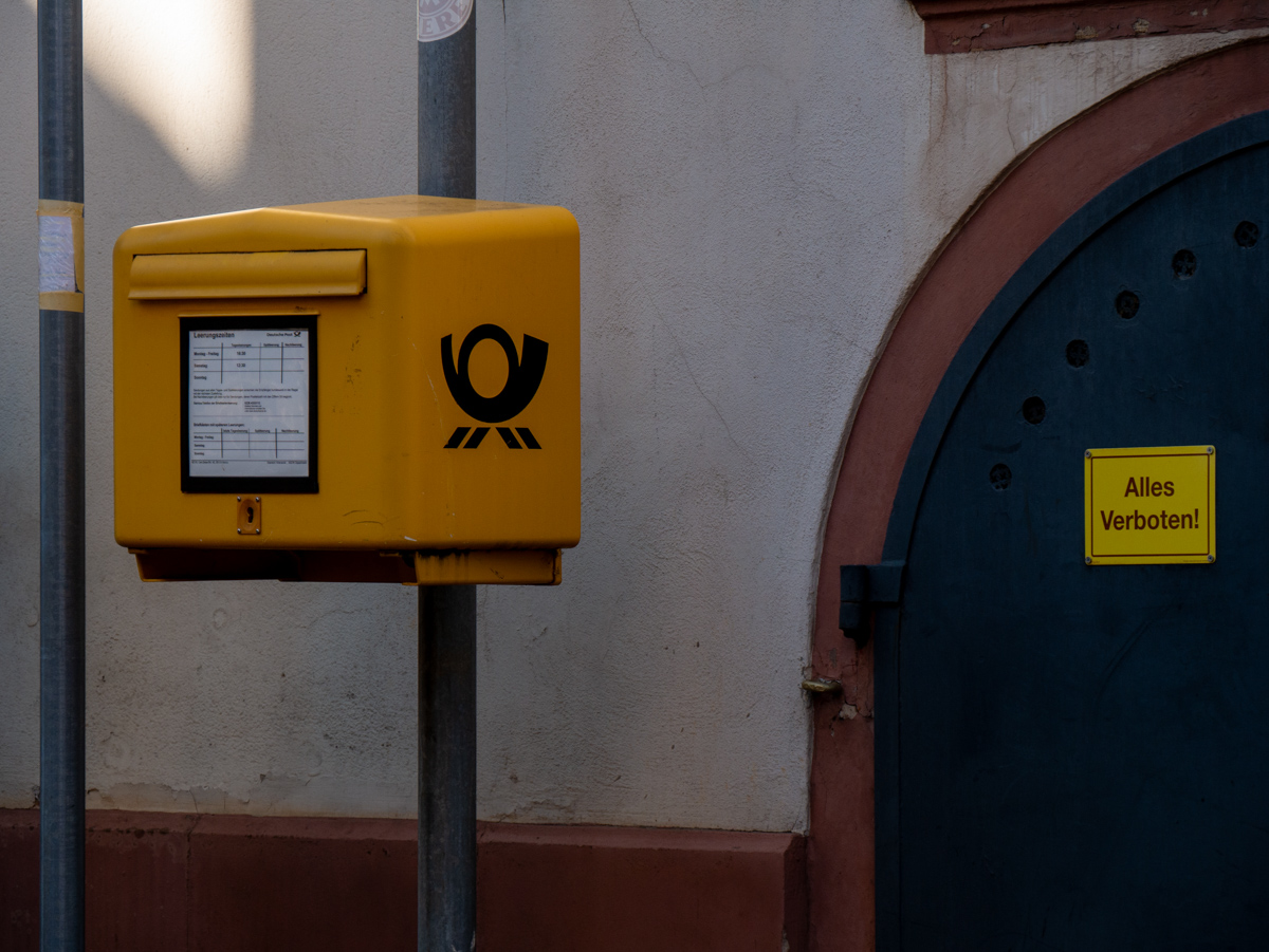 Alles verboten!