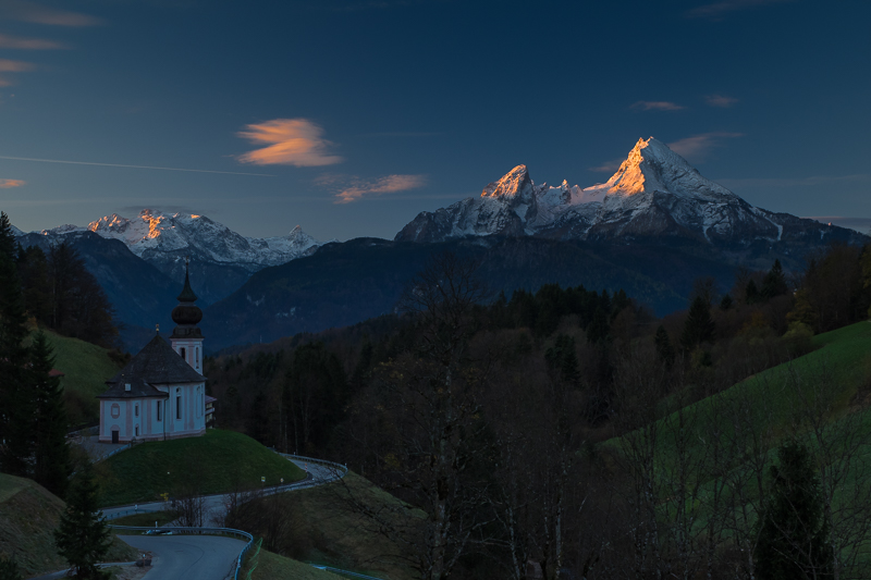 Alpenglühen - Maria Gern