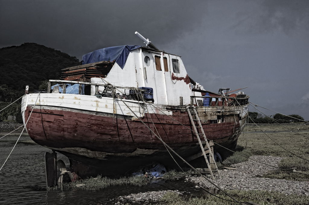 Alter Kahn in Porlock Weir