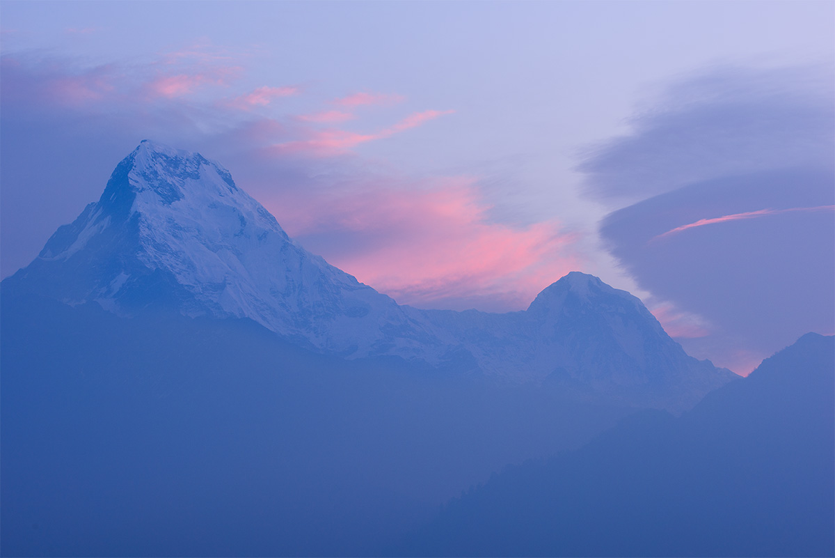 Annapurna South from Poon Hill klein