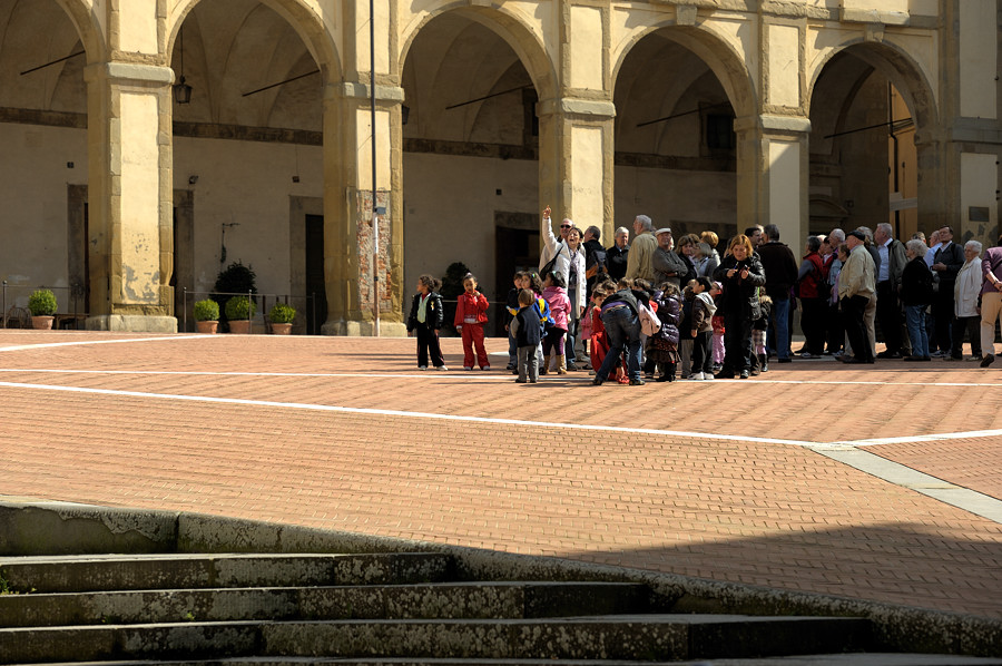 Arezzo Besuchtertruppen