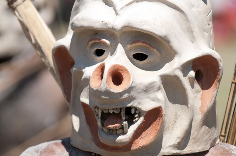 Asaro Mudman - auf dem Mask Festival