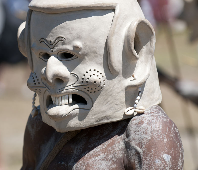 Asaro Mudman - auf dem Mask Festival