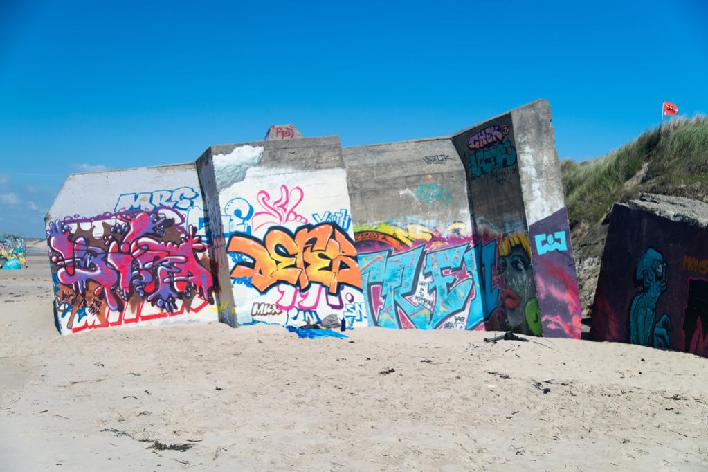 Atlantik, Frankreich, Bunker, Graffiti 6