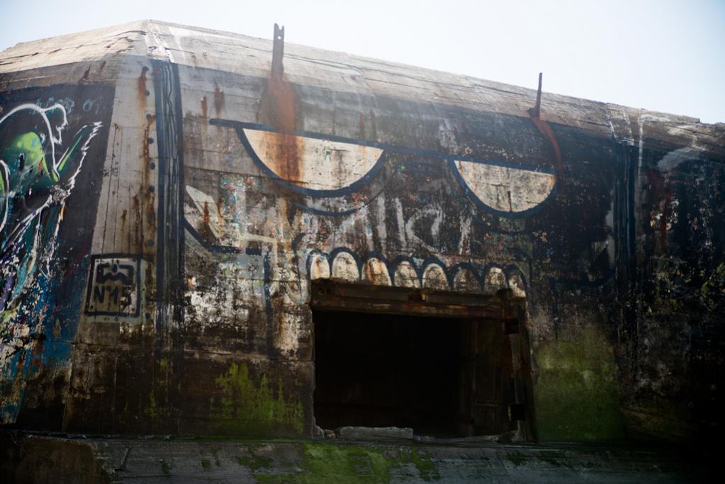 Atlantik, Frankreich, Bunker, Graffiti 7