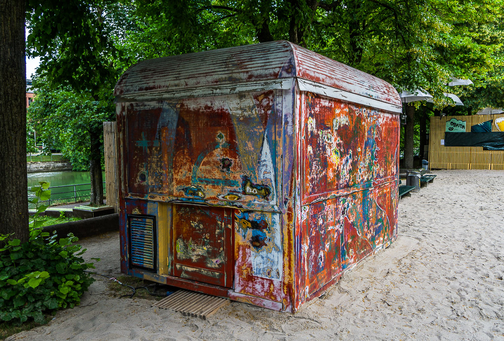 Auf der Praterinsel in München