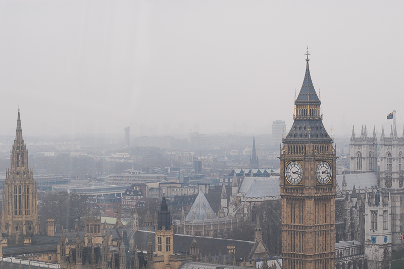 Aus London Eye
Big Ben
Ausblick Westminster