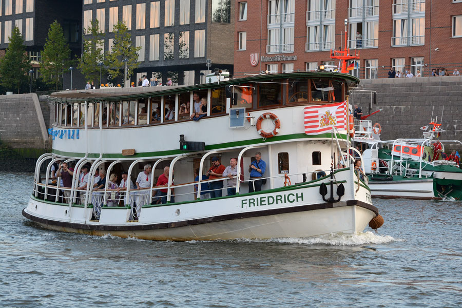 Ausflugsdampfer Friedrich, Maritime Woche Bremen 2014