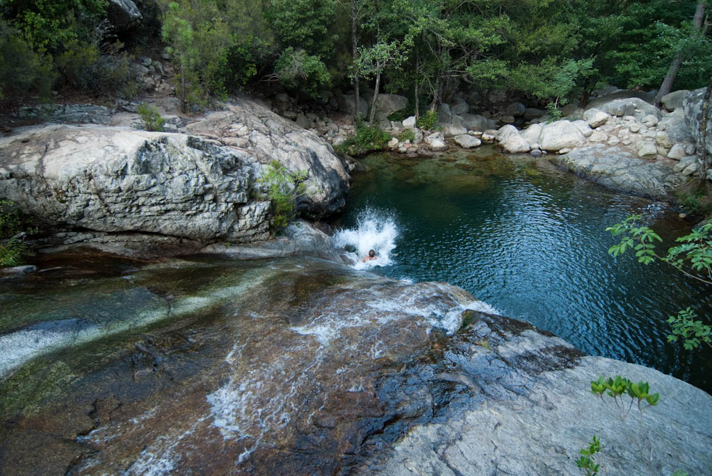 Badespass im Solenzara