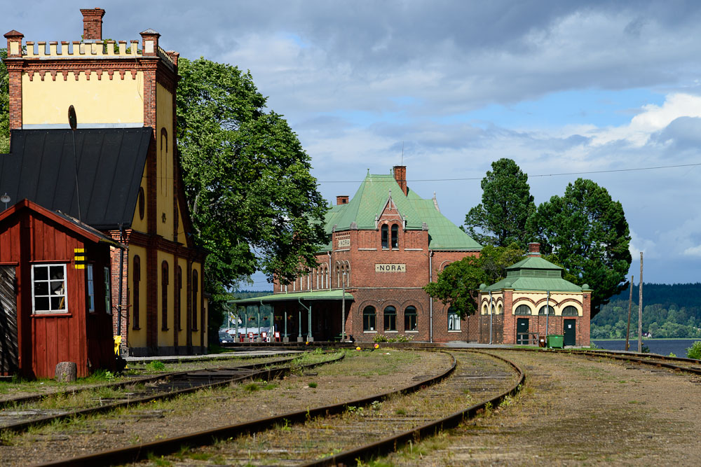 Bahnhof in Nora