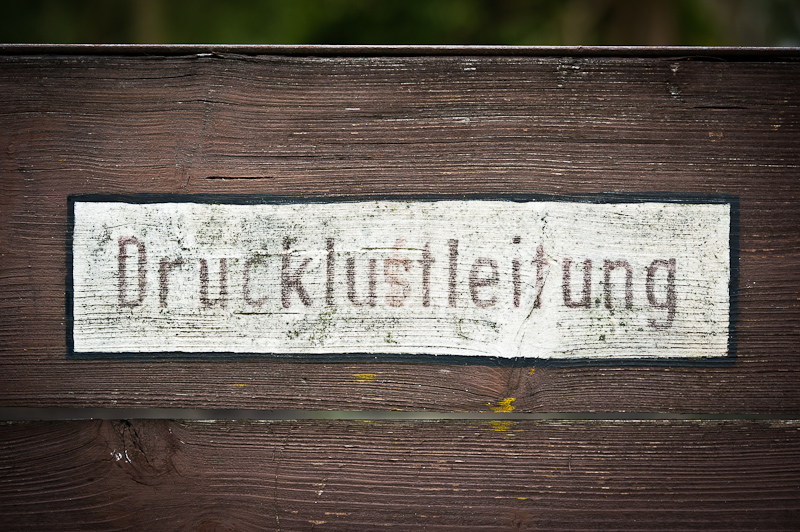 Bahnhof Muggendorf 10.04.2011
"Drucklustleitung?"
