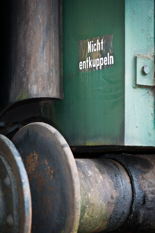 Bahnhof Muggendorf 10.04.2011
"Nicht entkuppeln"