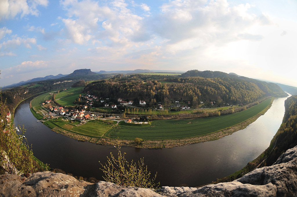 Bastei Elbbogen bei Rathenau  2008 04 17