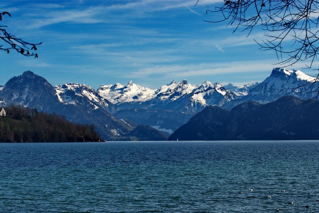 Bergkulisse in Luzern
