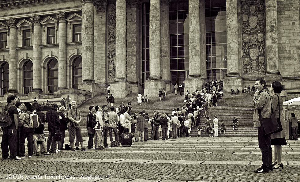 Berliner Reichstag B&amp;W