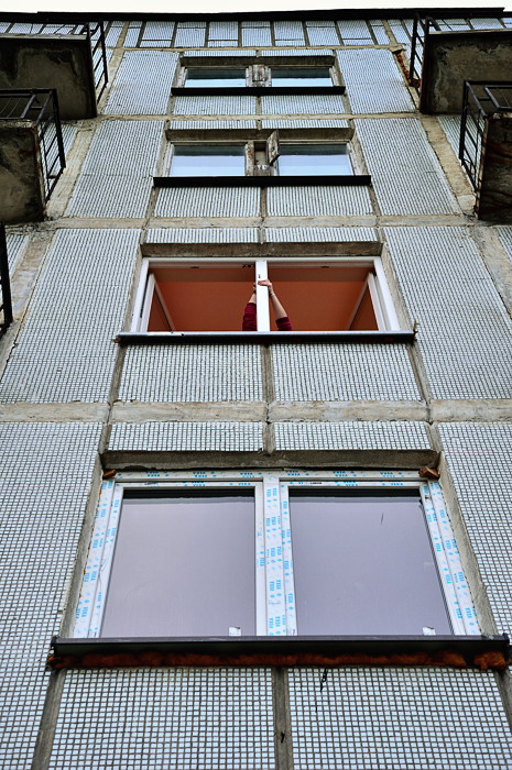 bewohnt, aber mit neuem Fenster