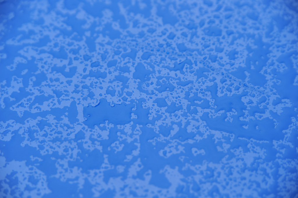 Blau minimalistisch