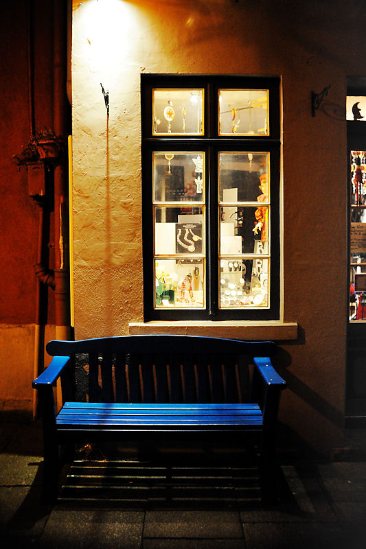 Blaue Bank Schnoorviertel Bremen
