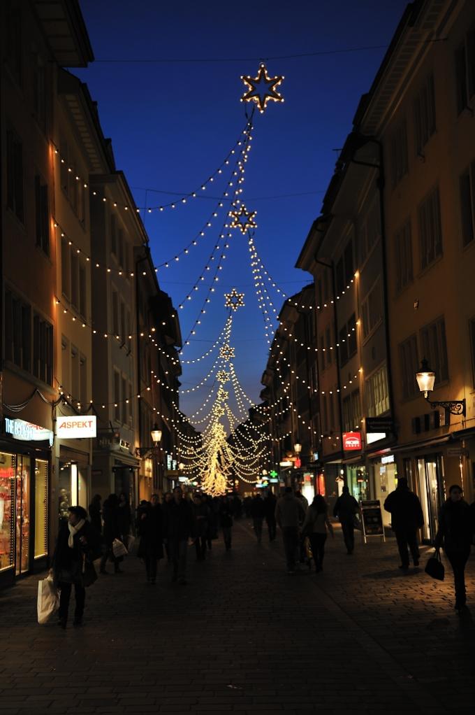 Blaue Stunde in Winterthur