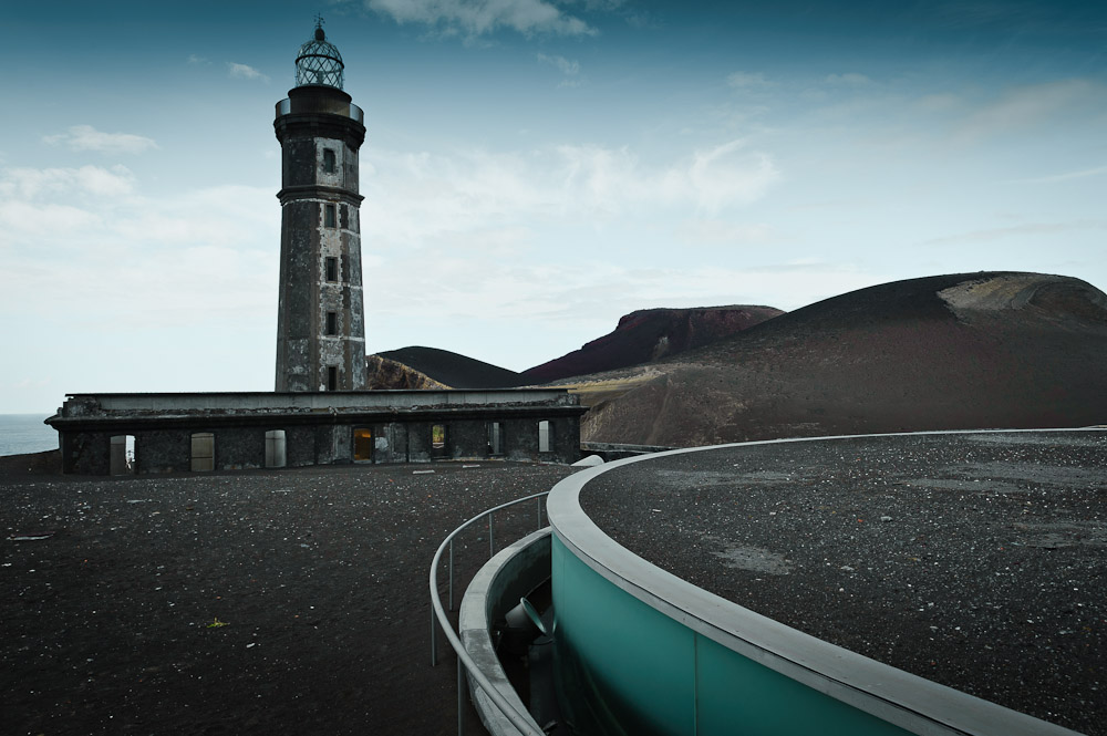 Blick auf Capelinhos / Faial