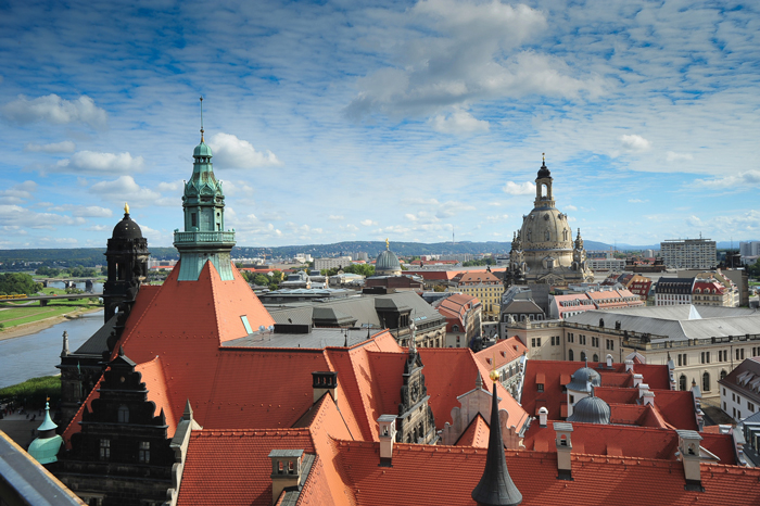 Blick auf Dresden