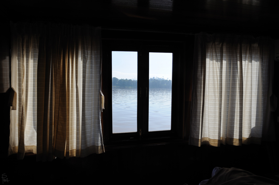 Blick aus dem Fenster der "Mekong Islands"