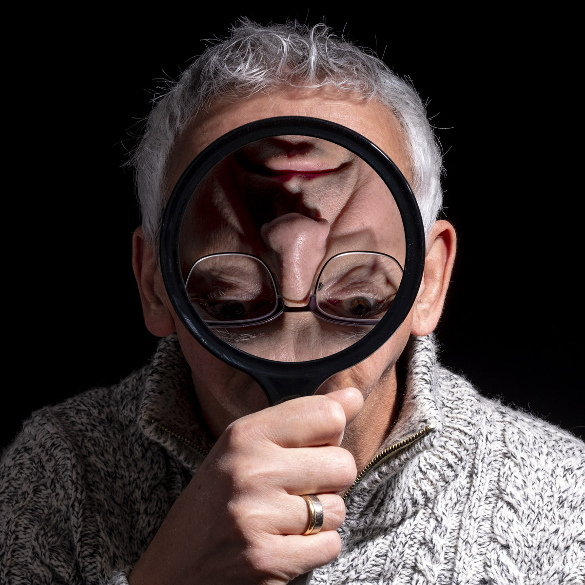 Blick in den Spiegel