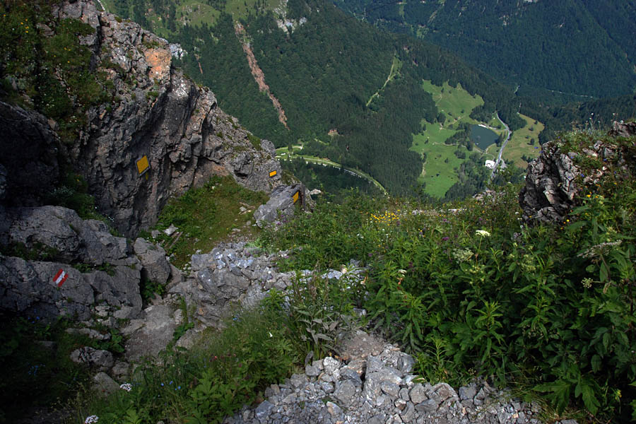 Blick ins Tal, Plöckenhaus