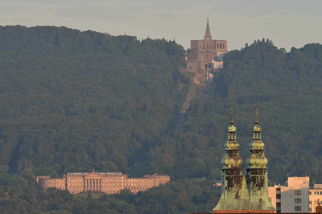Blick Richtung Bergpark Wilhelmshöhe