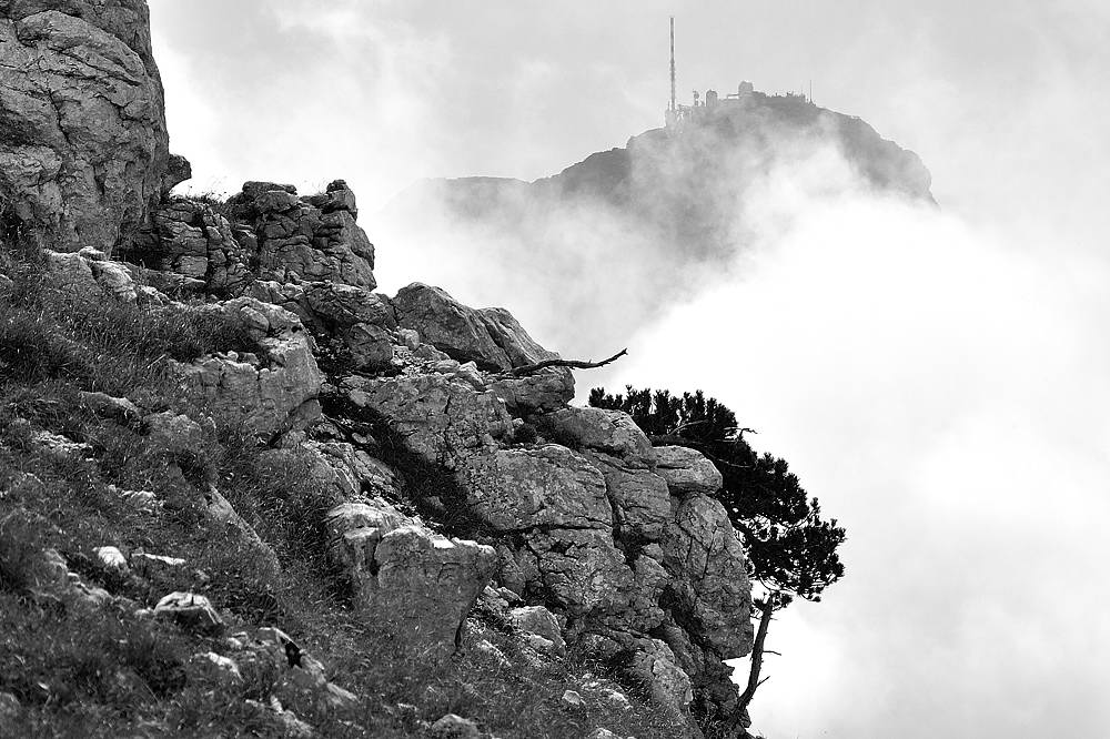 Blick vom Breitenstein auf den Wendelstein