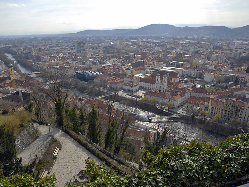 Blick vom Schloßberg, Richtung SW