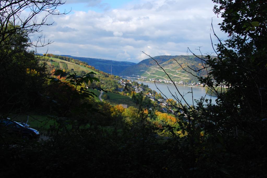 Blick von der Burg Sooneck in das Mittelrheintal