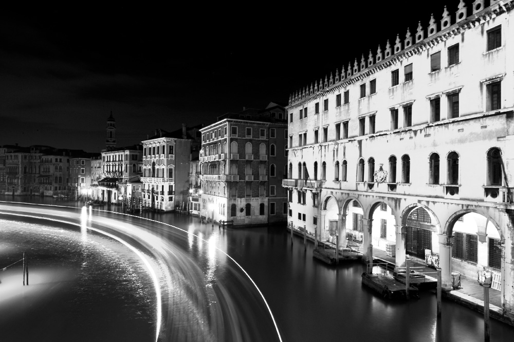 Blick von der Rialtobrücke auf den Canale Grande
