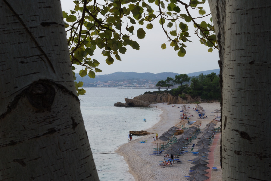 Blick zum Strand