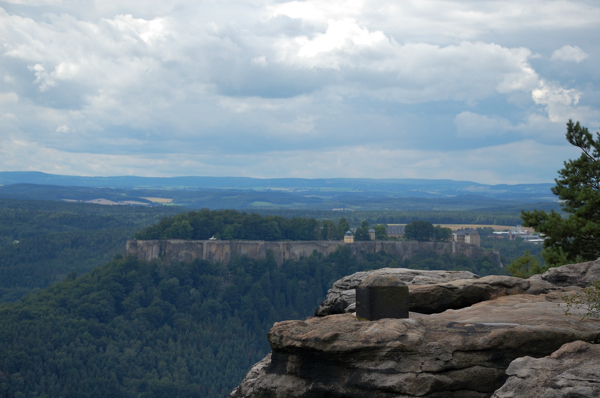 Blick zur Festung Königstein