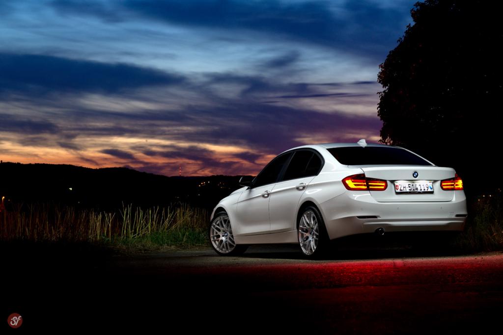 BMW 320d Lightpainting 1st