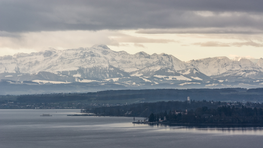 Bodensee mit Säntis