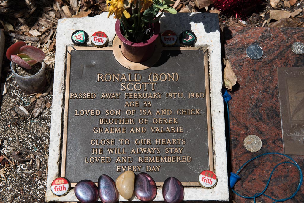 Bon Scott Plate