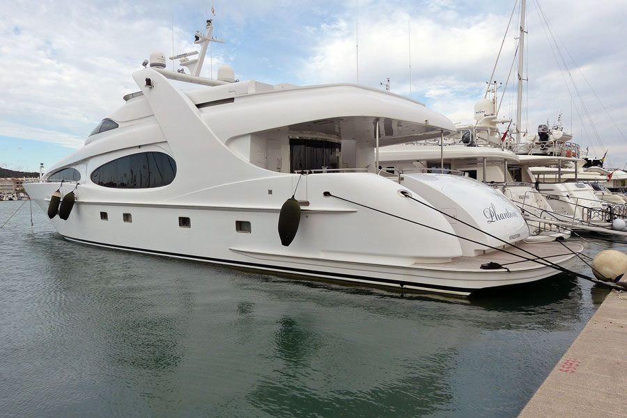 Boot an der Leine 1