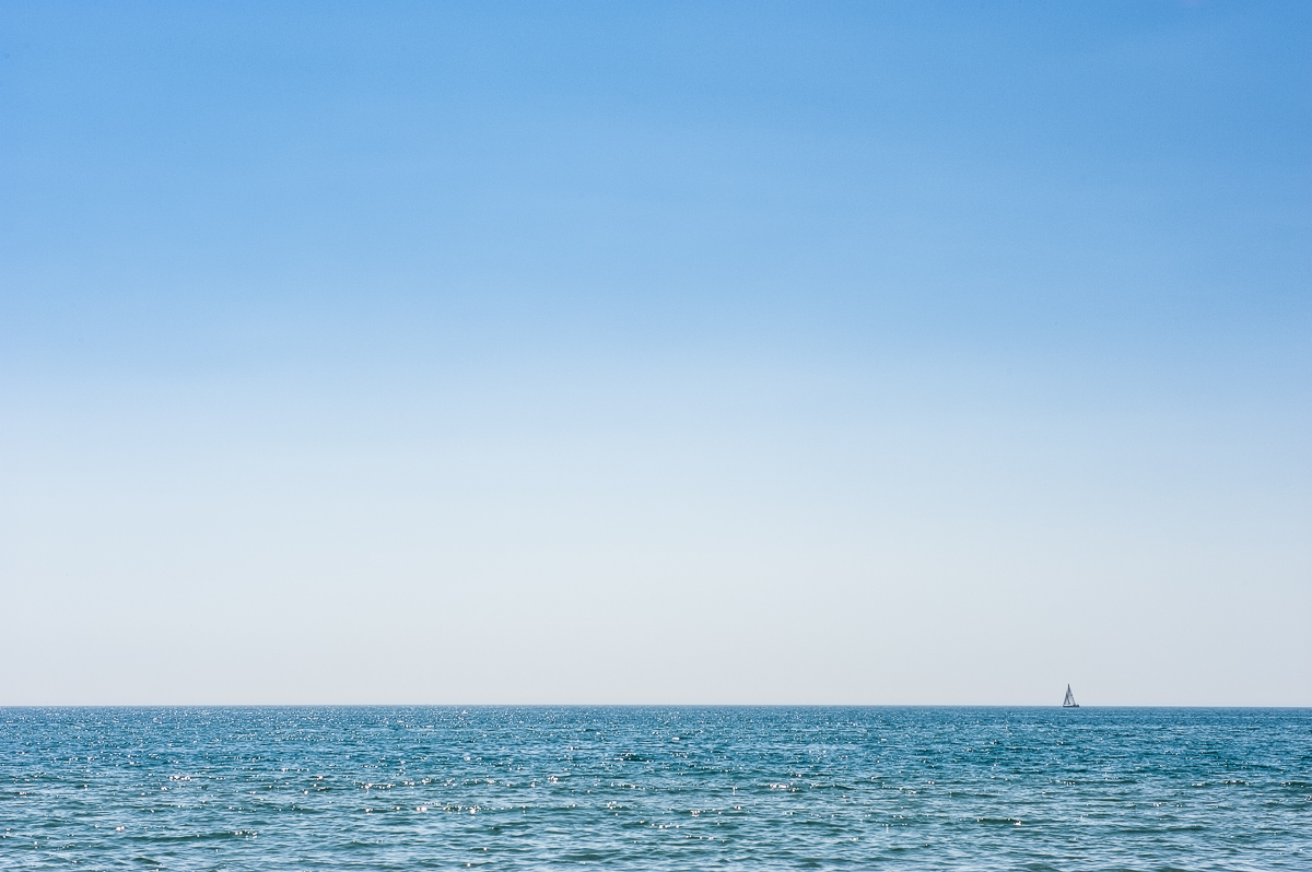 Boot auf Mittelmeer