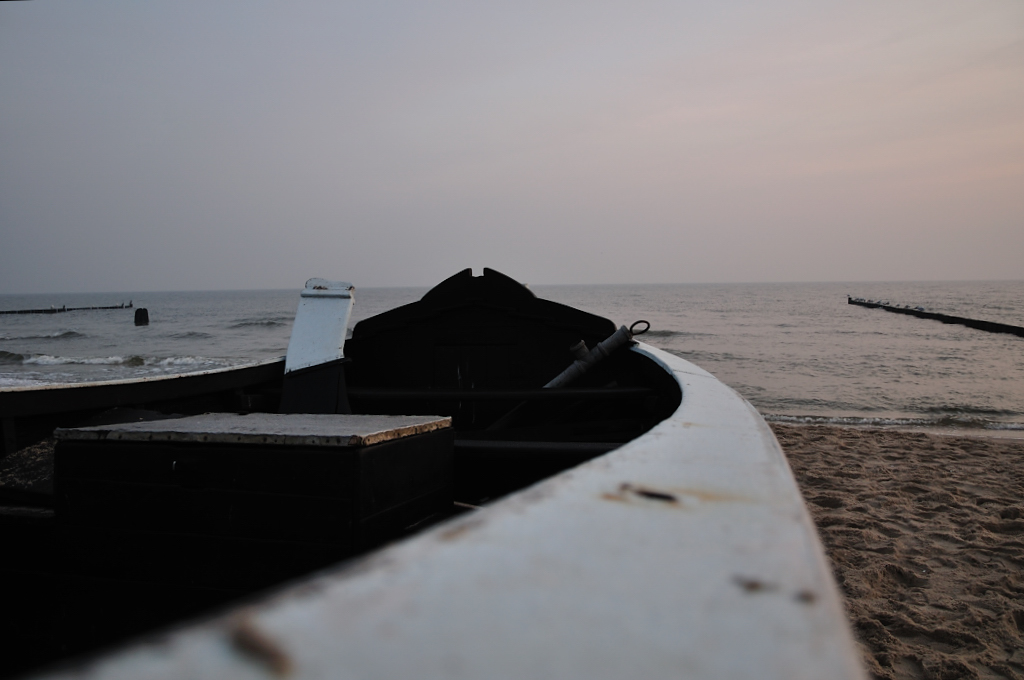 Boot, Sand und Meer
