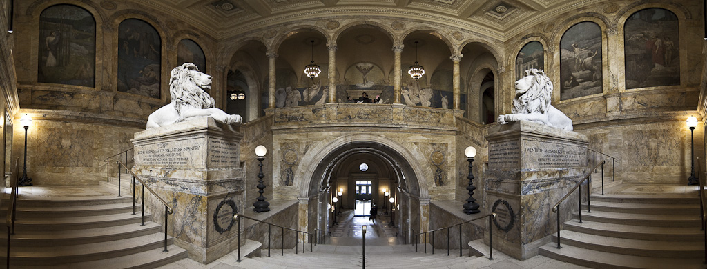 Boston Public Libary Panorama