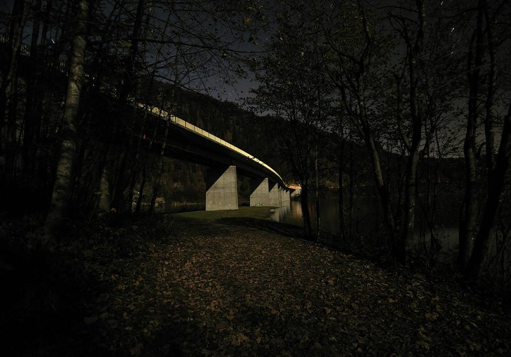 Brücke über den Sylvensteinspeicher