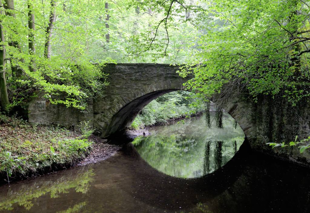 Brücke über die Wierau