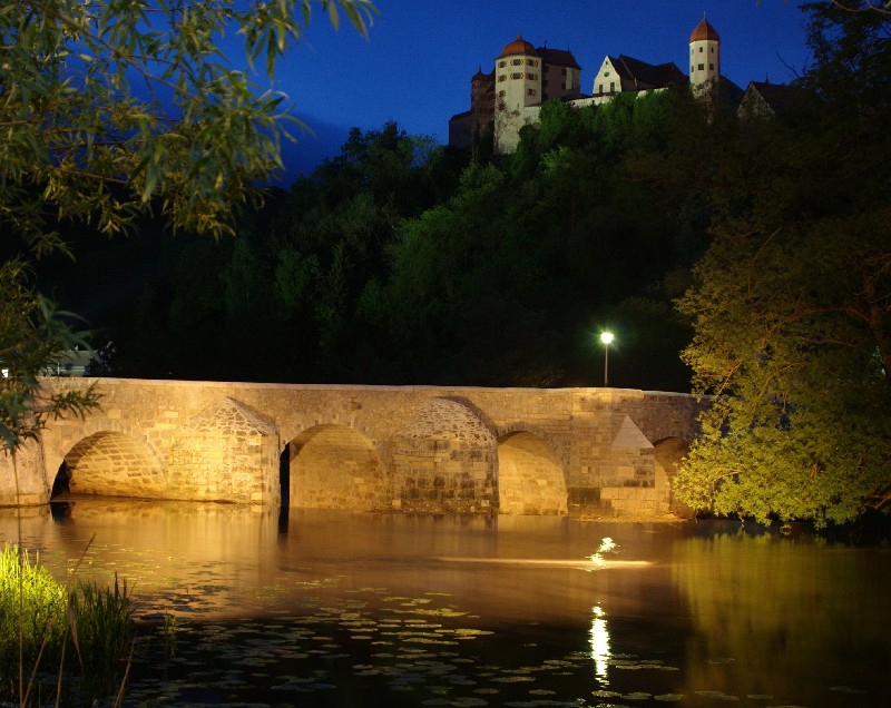 Brücke und Burg verkleinert