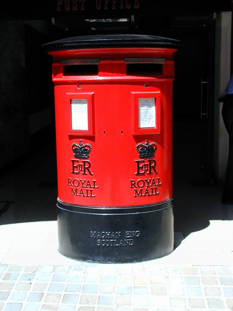 Briefkasten auf Gibraltar